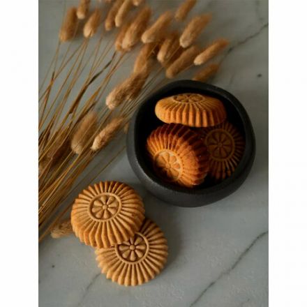 Печенье песочное DR.FINIK "Солнышко" с начинкой из финика и изюма, БЕЗ САХАРА, 700 г