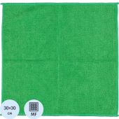 Салфетка хозяйственная из микрофибры универс 280г/м2 30х30см зел