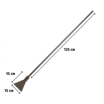 Ледоруб - топор РусТрейд сварной с мет черенком Б-3 зи-00202