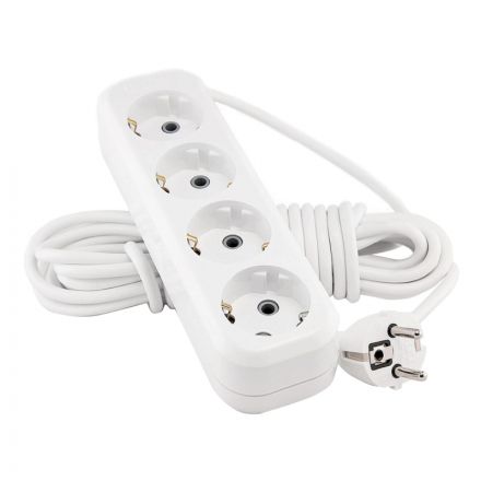 Удлинитель LUX У4-Е-10 4-местный с з/к, 250В 16А, 10м Удлинитель LUX У4-Е-10 4-местный с з/к, 250В 16А, 10м