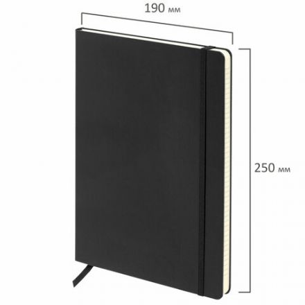 Блокнот БОЛЬШОЙ ФОРМАТ (180х250 мм) В5, BRAUBERG ULTRA, балакрон, 80 г/м2, 96 л., клетка, черный, 113060 Блокнот БОЛЬШОЙ ФОРМАТ (180х250 мм) В5, BRAUBERG ULTRA, балакрон, 80 г/м2, 96 л., клетка, черный, 113060