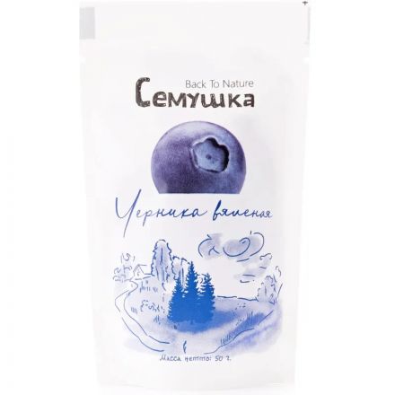 Черника Семушка вяленая, 50г