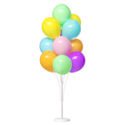 Подставка для 13 воздушных шаров, высота 130 см, пластик, BRAUBERG KIDS, 591906