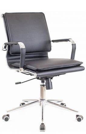 Кресло Everprof Nerey LB T Экокожа Черный Кресло Everprof Nerey LB T Экокожа Черный