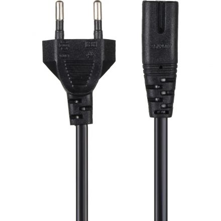 Кабель для аудио-видео IEC-320-C7, 2-pin 3m ,черный, iOpen<ACE023-3.0M