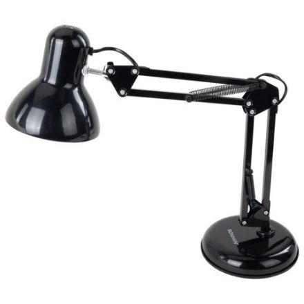 Настольная лампа-светильник SONNEN TL-005, подставка, 40 Вт, Е27, черный, высота 50 см, 237646