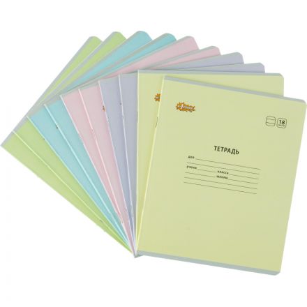 Тетрадь школьная А5,18л,линия, №1 School Отличник Ассорти 10шт/уп 82160