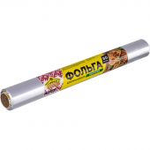 Фольга пищевая алюм. ПРОЧНАЯ, 44 см х 80 м, 11 мкм, ГОРНИЦА (209-082)