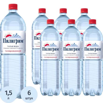 Вода минеральная Пилигрим газ ПЭТ 1,5л
