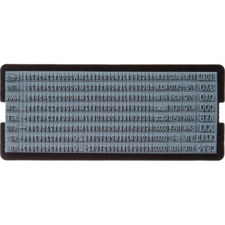 Штамп самонаборный Attache 1-4 стр. 48х18 синий 8052