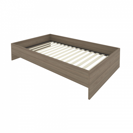 Light Кровать с ортопедическим основанием без изголовья С-К-120 Вяз 1250*2050*400 Light Кровать с ортопедическим основанием без изголовья С-К-120 Вяз 1250*2050*400