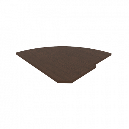 Riva Полка для стойки угловой (завершающий элемент) А.РС-5.2 Венге 815*815*22 Riva Полка для стойки угловой (завершающий элемент) А.РС-5.2 Венге 815*815*22