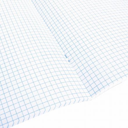 Тетрадь А5, 48 л., BRAUBERG, скоба, клетка, матовая ламинация, "Однотонный_Пастель", (микс в спайке), 405335