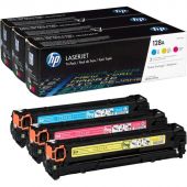 Картридж лазерный HP 128A CF371AM CMY для CLJ CP1525/CM1415 (3шт/уп)