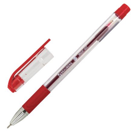 Ручки шариковые масляные BRAUBERG, НАБОР 4 шт., АССОРТИ, "Max-Oil", узел 0,7 мм, линия письма 0,35 мм, 142146