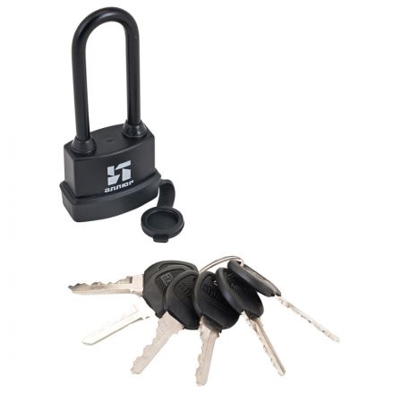 Замок навесной всепогодный_УЗК АЛЛЮР ВС1Ч-374ПД дл. дужка 6 кл. d=6,5мм