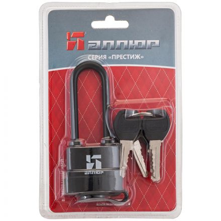 Замок навесной всепогодный_УЗК АЛЛЮР ВС1Ч-374ПД дл. дужка 6 кл. d=6,5мм