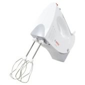 Миксер BOSCH MFQ 3540, 450 Вт, 5 скоростей, 2 венчика, 2 крюка для теста, стакан, белый, MFQ3540