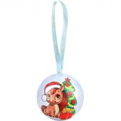 Шар Новогодний с 12 предсказаниями Пони с ёлкой (металл,6,8см,) НУ-2093 Шар Новогодний с 12 предсказаниями Пони с ёлкой (металл,6,8см,) НУ-2093