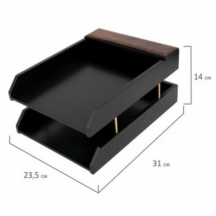 Набор настольный GALANT "Sirius" из дерева, 8 предметов, цвет "орех/чёрный", 238161 Набор настольный GALANT "Sirius" из дерева, 8 предметов, цвет "орех/чёрный", 238161