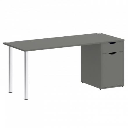 Home Office Стол письменный VR.SP-3-178.1 Металлик/Хром опоры 1780*720*750