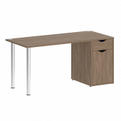 Home Office Стол письменный VR.SP-3-158.1 Дуб аризона/Хром опоры 1580*720*750