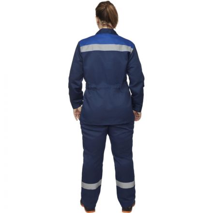 Костюм рабочий летний жен. л16-КПК с СОП син/вас (р.56-58) 158-164