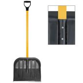 Лопата снеговая 46х40 см "НОМЕР 2" пластиковая, алюминиевый черенок с V-ручкой 115 см, армирующая алюминиевая планка, № 2, №2 Лопата снеговая 46х40 см "НОМЕР 2" пластиковая, алюминиевый черенок с V-ручкой 115 см, армирующая алюминиевая планка, № 2, №2