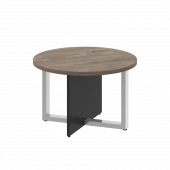 Shift Стол журнальный, круглый SK.SG-KR-70 Тиквуд тёмный/Антрацит 700*700*450 Shift Стол журнальный, круглый SK.SG-KR-70 Тиквуд тёмный/Антрацит 700*700*450