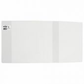 Обложка ПП со штрихкодом для дневников в твердом переплете, учебников МАЛОГО ФОРМАТА, ПЛОТНАЯ, 100 мкм, 225х455 мм, ЮНЛАНДИЯ, 229349