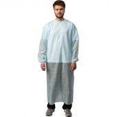 Халат хирург. стер, ЕВРО, рук.манж, дл.140 см, р.50-52, пл.25, смс, 1шт