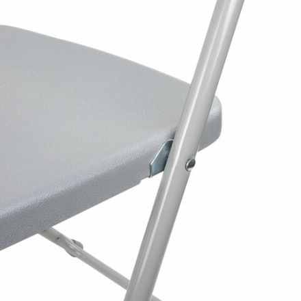 Стул складной BRABIX "Golf CF-002", серый каркас, пластик серый, 531564