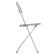 Стул складной BRABIX "Golf CF-002", серый каркас, пластик серый, 531564