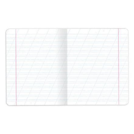 Тетрадь 12 л. ЮНЛАНДИЯ КЛАССИЧЕСКАЯ, косая линия, обложка картон, АССОРТИ 5 видов.105649