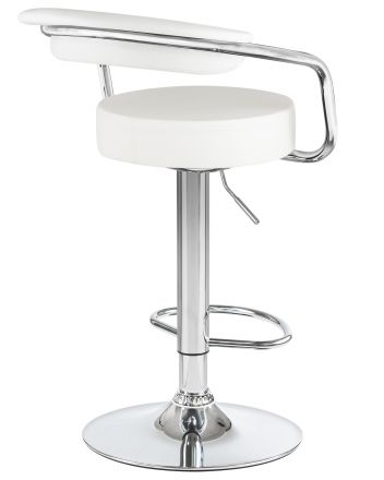 Стул барный DOBRIN MARTA, белый Стул барный DOBRIN MARTA, белый
