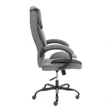 Кресло OREON metalBL велюр, серый, 29