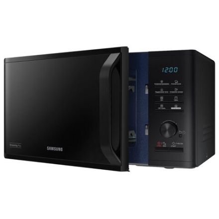 Микроволновая печь SAMSUNG MG23K3515AK/BW, объем 23 л, мощность 800 Вт, электронное управление