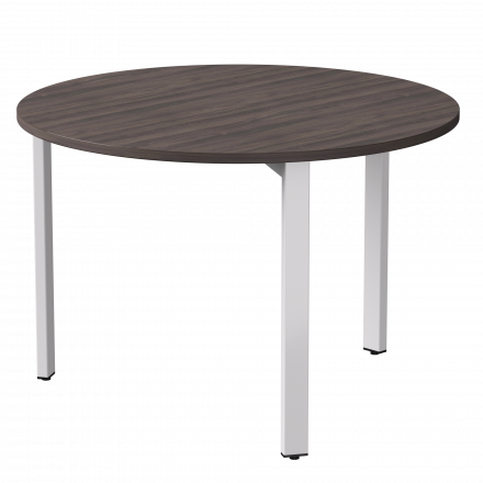 Стол переговорный Everprof EVO D1100 1100x755 Дуб Пасадена/Белый