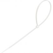 Стяжка (хомут) 350 мм x 4,8 мм,Bigtech BT-CT-350-48-W,нейлон,бел,100 шт/уп
