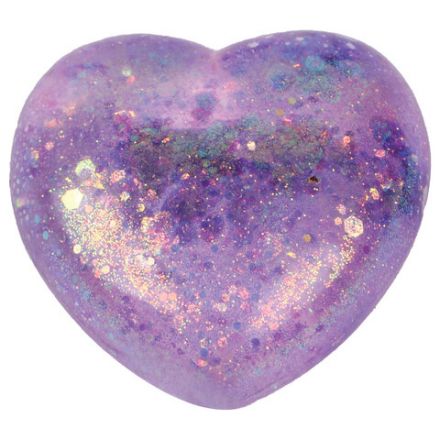 Игрушка-антистресс "СТЕКЛЯННОЕ СЕРДЦЕ", 5 см, ассорти 4 цвета, дисплей, JOLLY JOT (ДЖОЛЛИ ДЖОТ), 665808