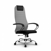 Кресло Метта SU-BP-10 светло-серое/черное Ch