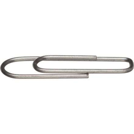 Скрепки Глобус металлические без покрытия 22 мм 100 шт. в упаковке