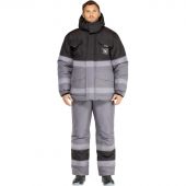 Костюм рабочий зимний мужской з50-КПК СОП сер/черн р.68-70/194-201 Костюм рабочий зимний мужской з50-КПК СОП сер/черн р.68-70/194-201