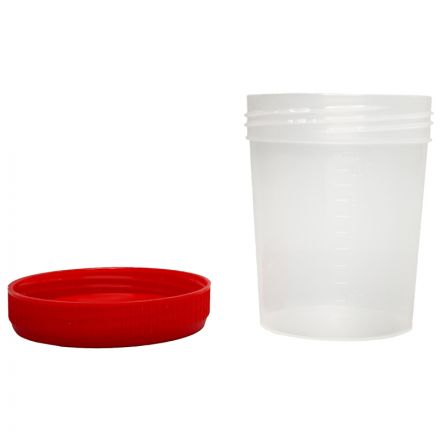 Контейнер д/сбора биопроб 120 мл стерил,  25 шт/уп Полиэфир