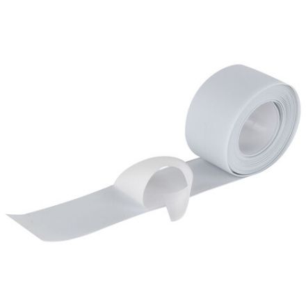 Клейкая лента бордюрная для ванны и кухни 38 мм х 3,2 м, белая, акриловая основа, WBZ (ВБЗ), 700430