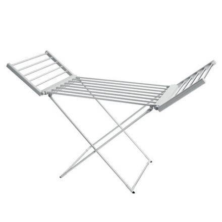 Сушилка для белья напольная, электрическая, раскладная, алюминиевая, три зоны сушки, нагрев 60 °С, LAIMA HOME, 700978