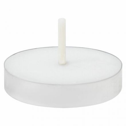 Свечи чайные Standard, до 3,5 часов горения, вес 9 г, КОМПЛЕКТ 50 шт., в гильзе, LAIMA, 609197