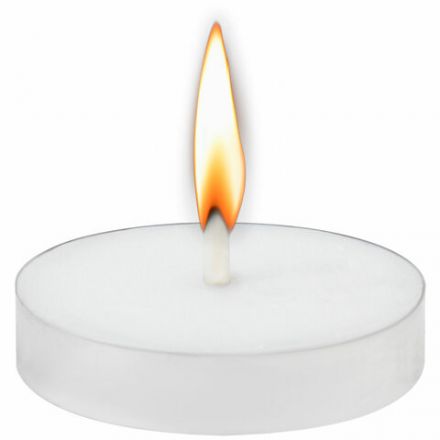 Свечи чайные Standard, до 3,5 часов горения, вес 9 г, КОМПЛЕКТ 50 шт., в гильзе, LAIMA, 609197