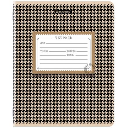Тетрадь 12 л. BRAUBERG линия, обложка картон, TEXTURE, 107279