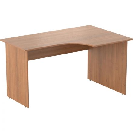 Стол эргономичный Easy LT Оптима правый 1350х880/590х740 орех new 16/16